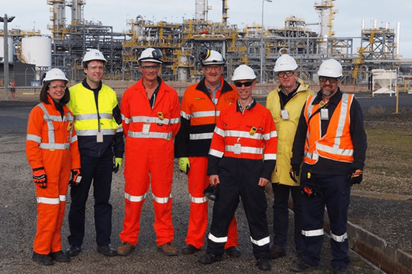 Advisian consultants at Longford gas plant